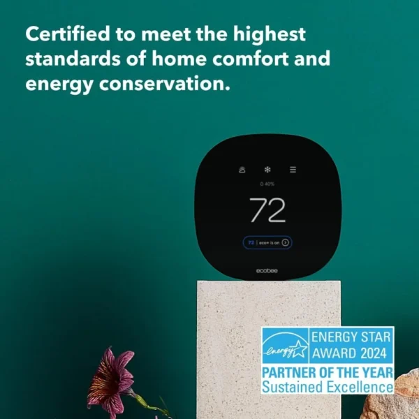 Ecobee 3 lite 2nd Generation Thermostat - Black (EB-STATE3LT-02) - Image 4